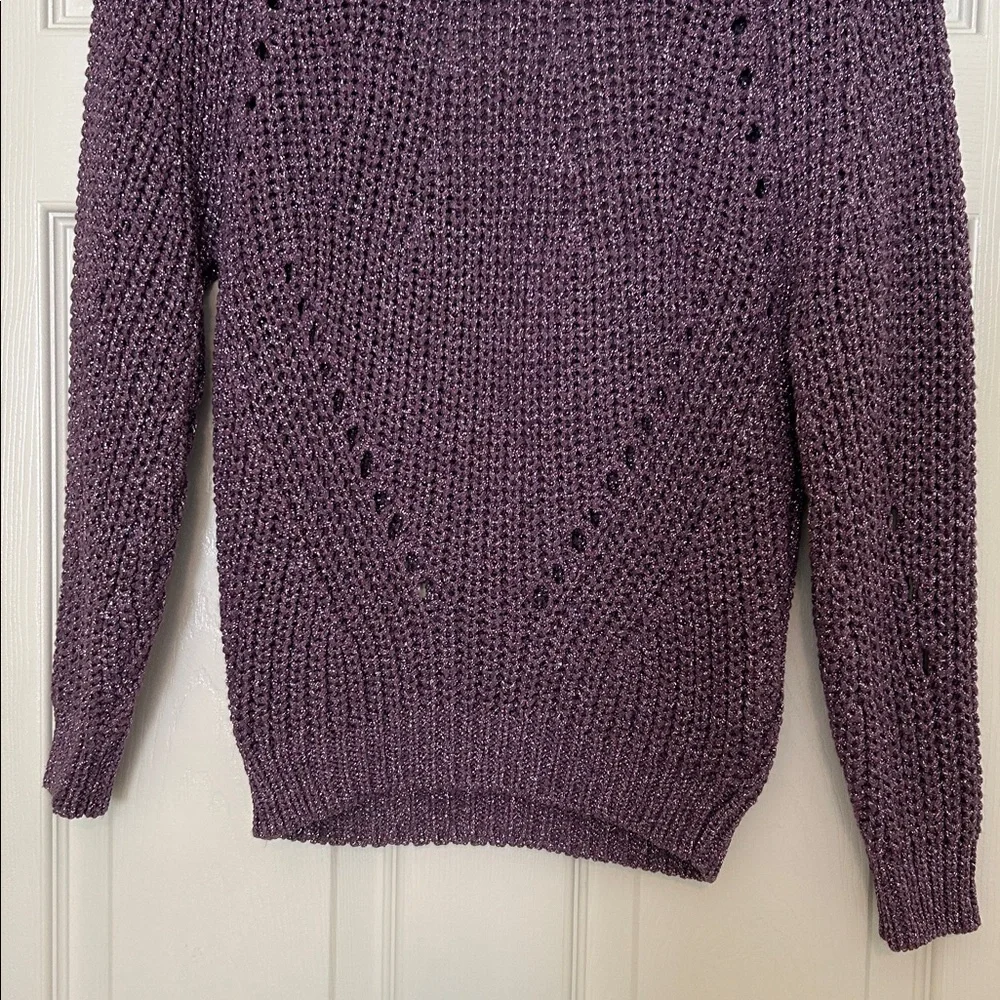 Ba&sh Lady Pullover in Grape Violet